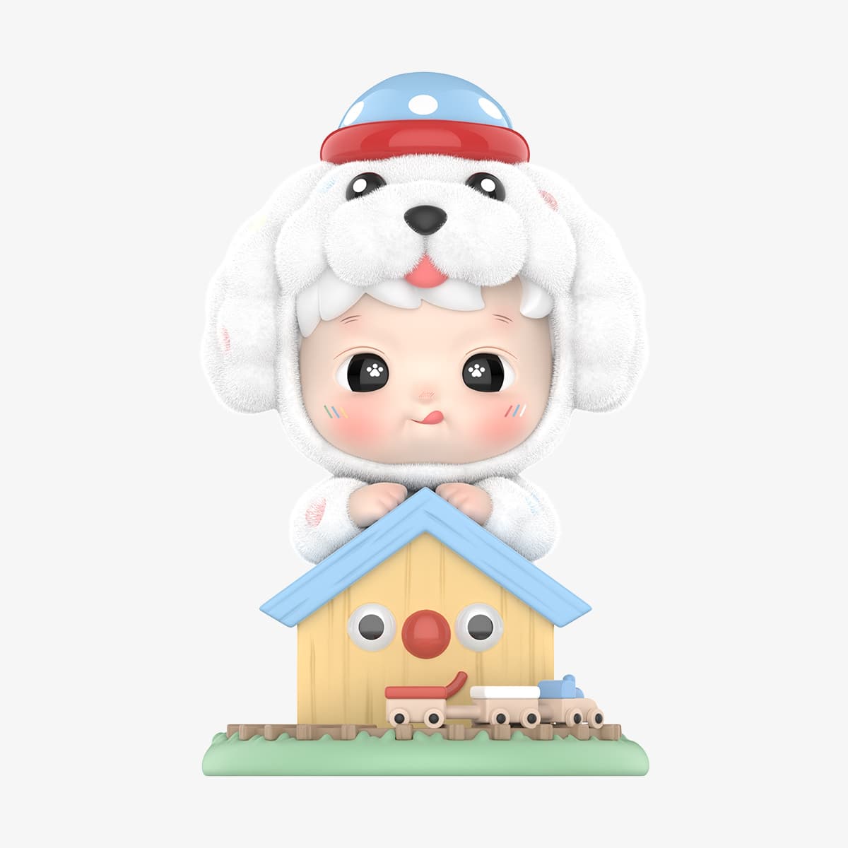 HACIPUPU Fluffy Puppy Figure