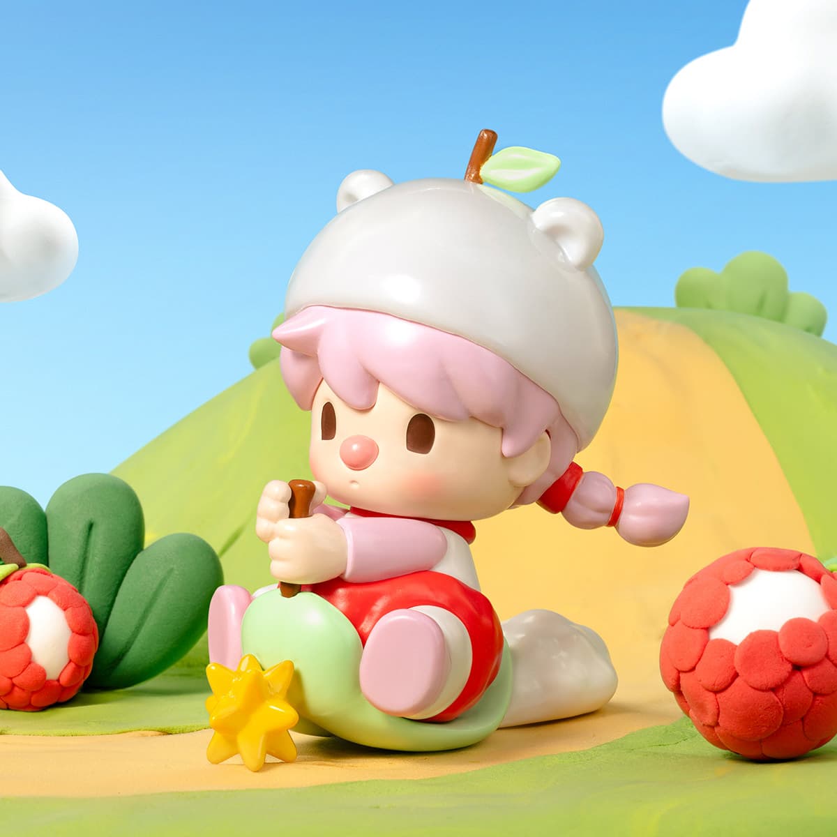 Grass-skiing Lychee